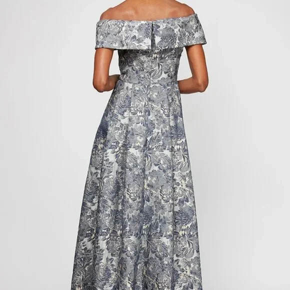 Alex Evenings Melani Off Shoulder Mother of the Bride/Groom Gown Size 16 - Picture 3 of 3